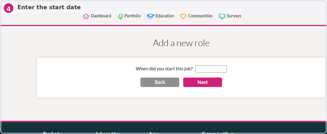 Step 4. Add sessions and start date — visual example 4