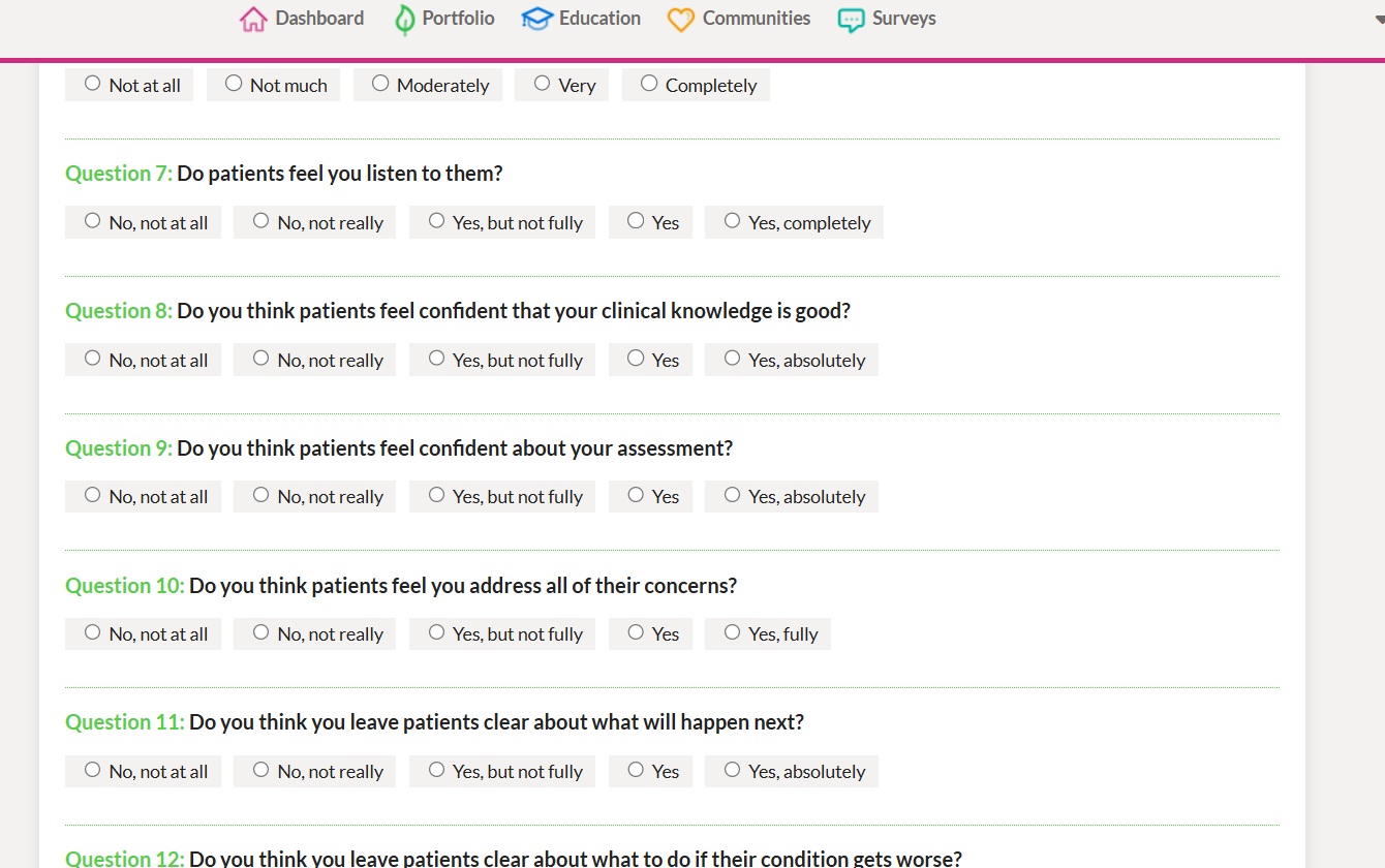 6. Complete your self-assessment — visual example 9