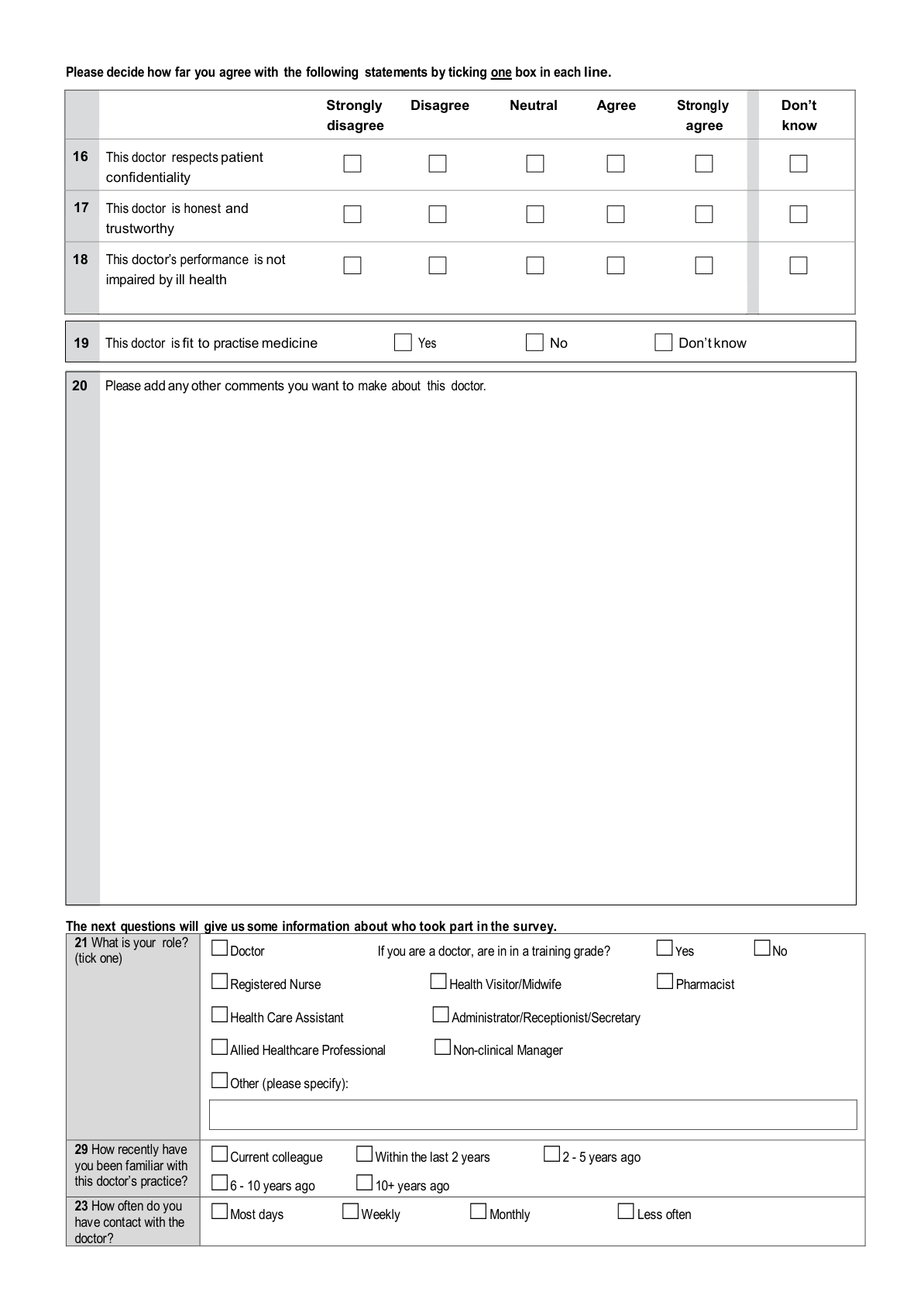 Colleague Feedback — visual example 4